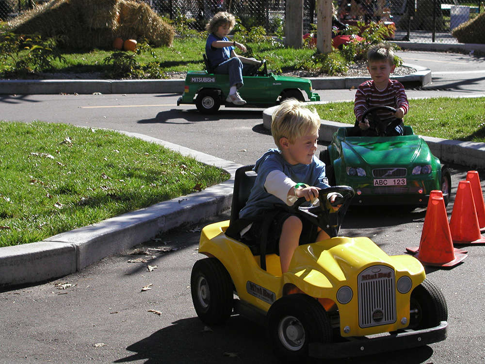 Operated car on sale